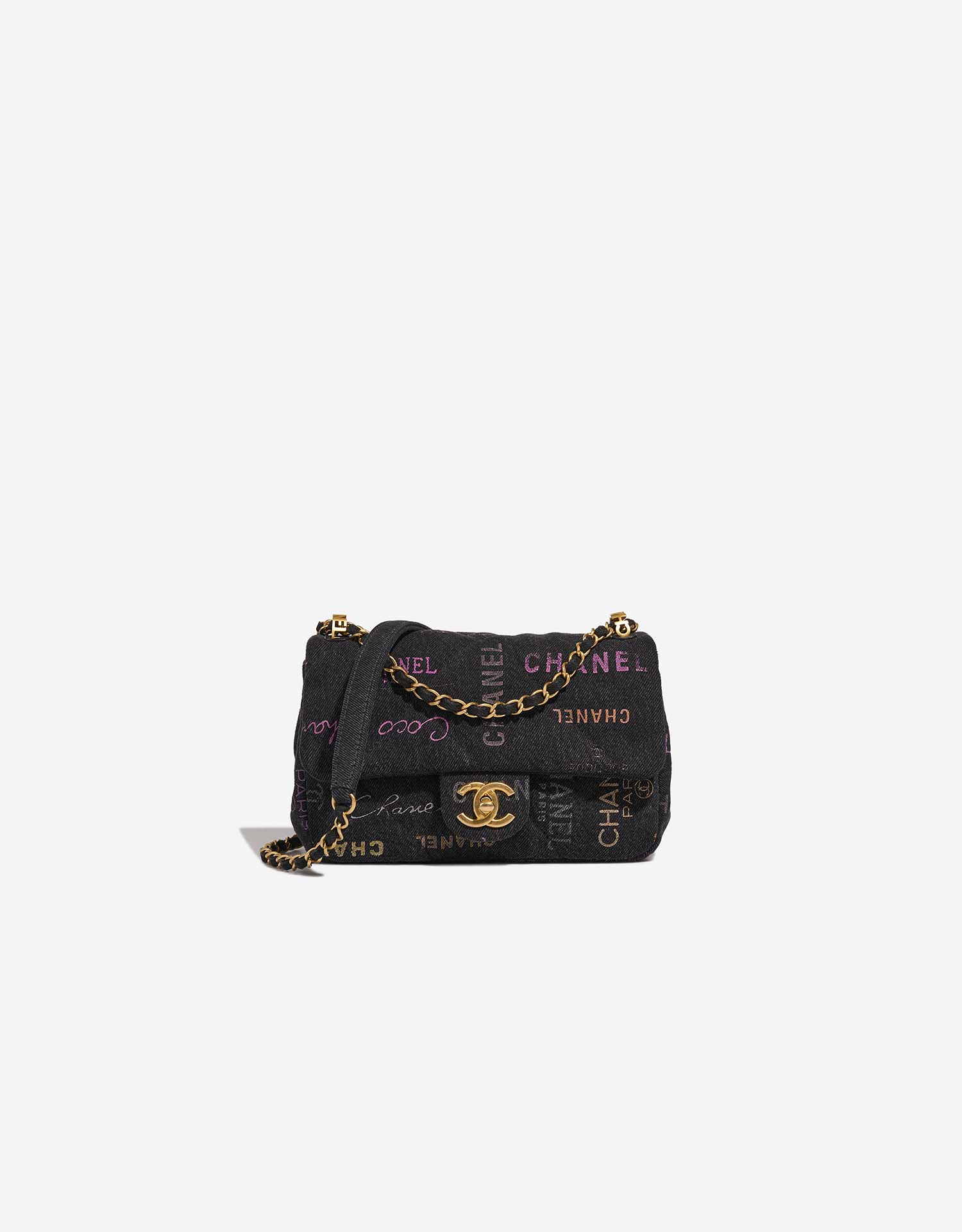 Chanel Timeless kleine Tasche Denim Mehrfarbig SACLAB