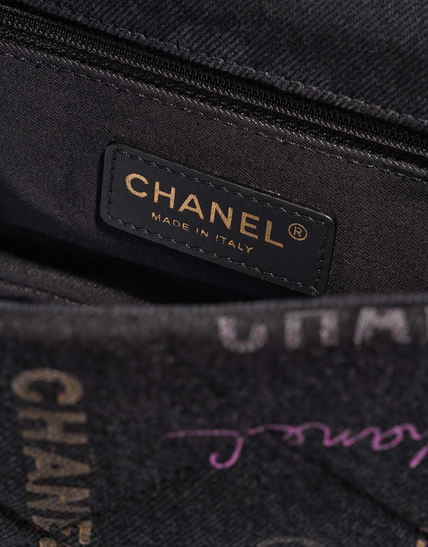 Chanel Timeless Small Multicolor Logo  | Sell your designer bag on Saclab.com