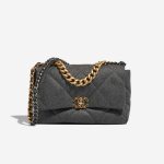 Chanel 19 Large Grey Front  | Sell your designer bag on Saclab.com