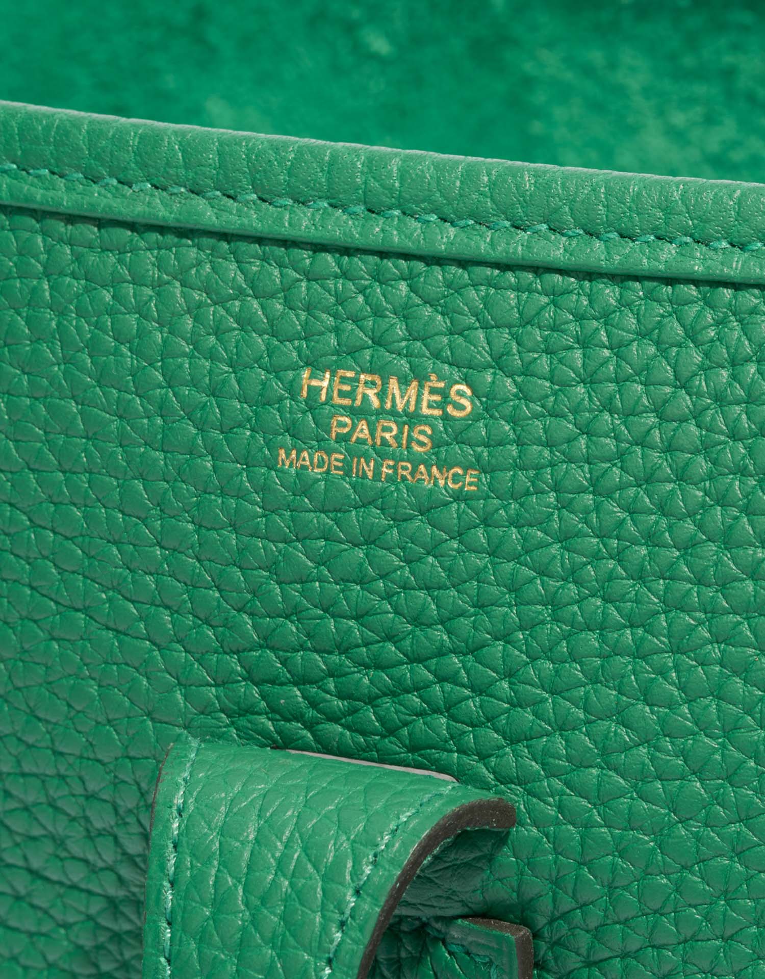 Hermès Evelyne 29 VertJade Logo  | Sell your designer bag on Saclab.com