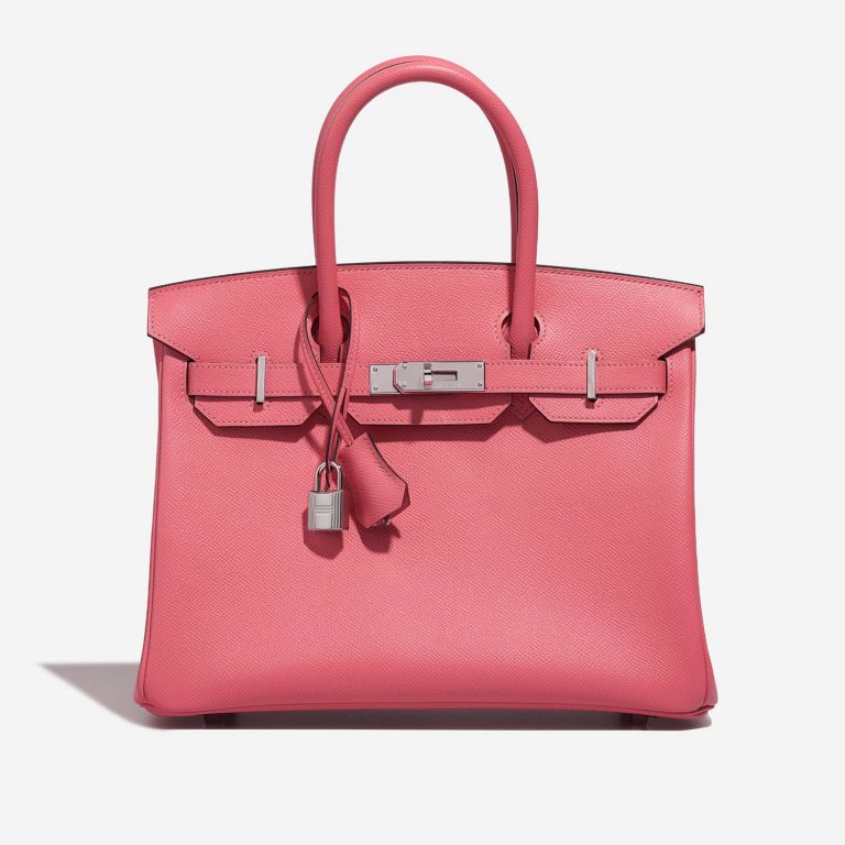 Hermès Birkin 30 RoseAzalee Front  | Sell your designer bag on Saclab.com