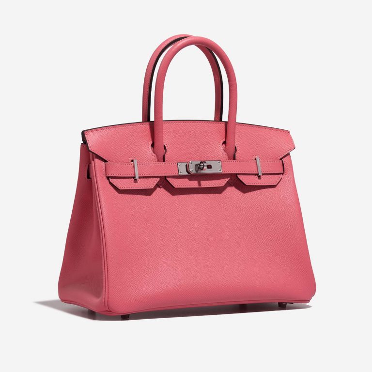 Hermès Birkin 30 RoseAzalee Side Front  | Sell your designer bag on Saclab.com