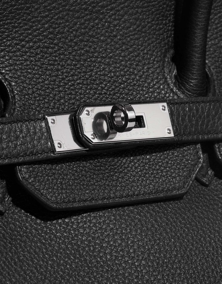 Hermès Birkin 35 Black Closing System  | Sell your designer bag on Saclab.com