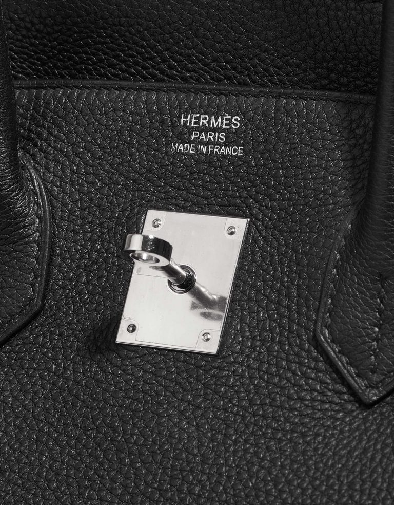 Hermès Birkin 35 Black Logo  | Sell your designer bag on Saclab.com