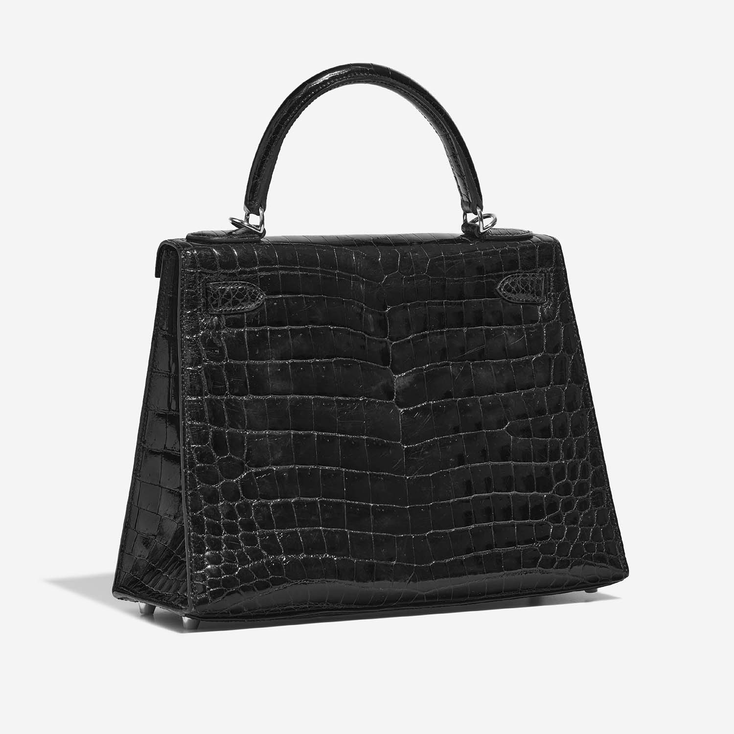 Hermès Kelly 28 Black 7SB S | Sell your designer bag on Saclab.com