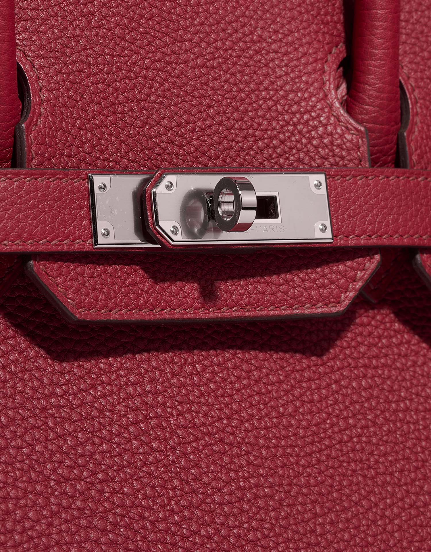 Hermès Birkin 30 Rubis Closing System  | Sell your designer bag on Saclab.com