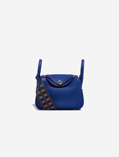Hermès Lindy Mini BleuRoyal Front  | Sell your designer bag on Saclab.com