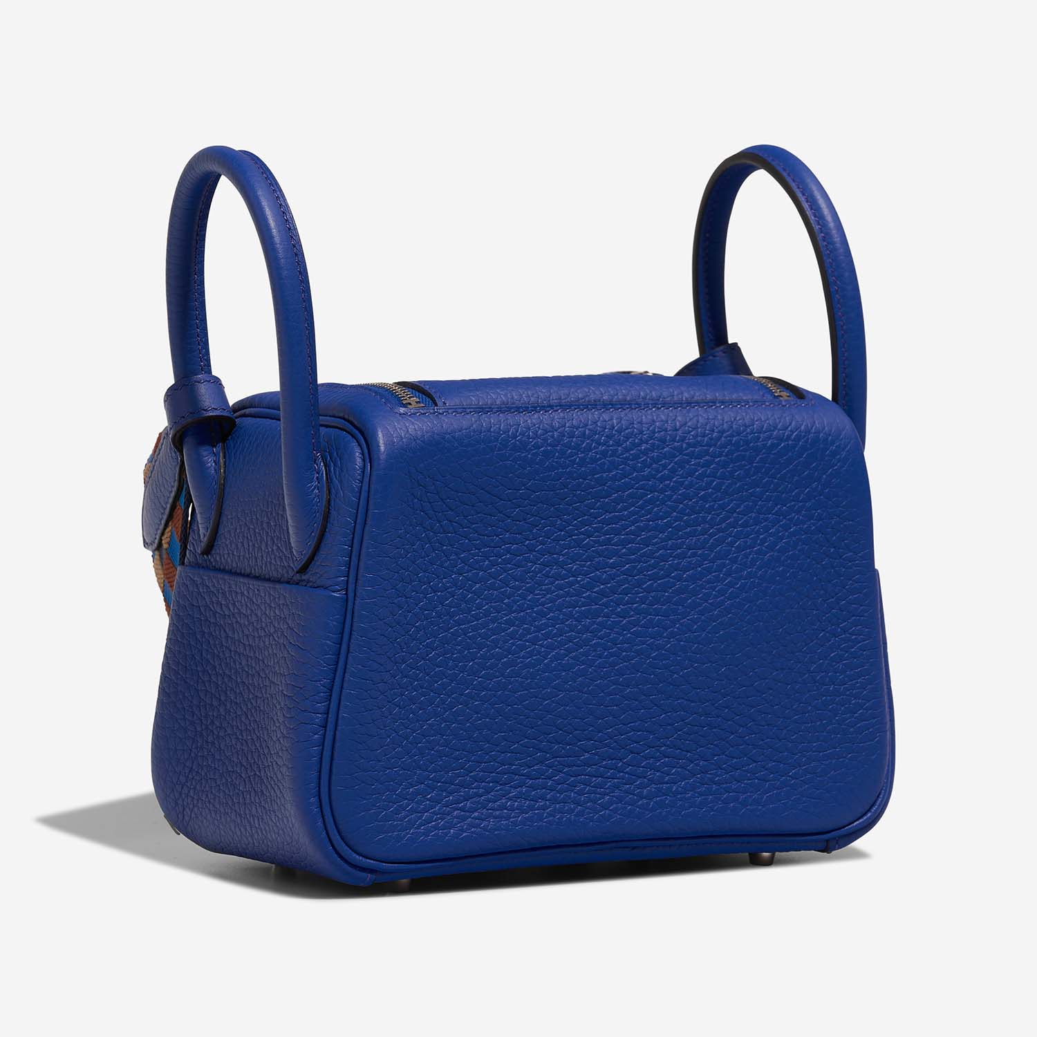 Hermès Lindy Mini BleuRoyal Side Back | Sell your designer bag on Saclab.com