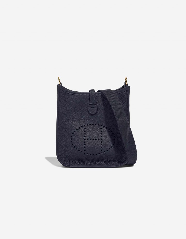 Hermès Evelyne 16 BleuNuit Front | Vendez votre sac de créateur sur Saclab.com