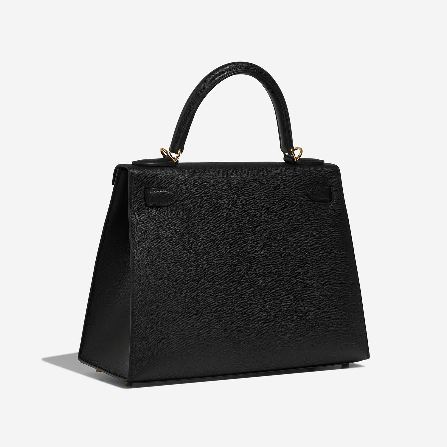 Hermès Kelly 28 Black Side Back | Sell your designer bag on Saclab.com
