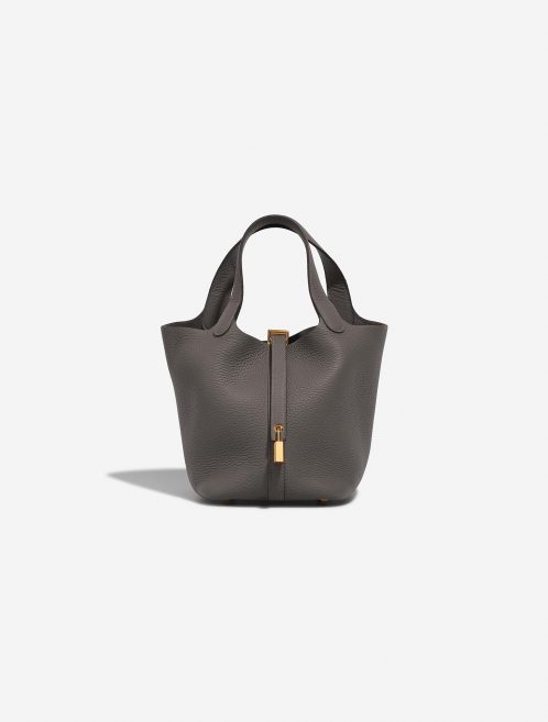 Hermès Picotin 18 GrisMeyer Front  | Sell your designer bag on Saclab.com