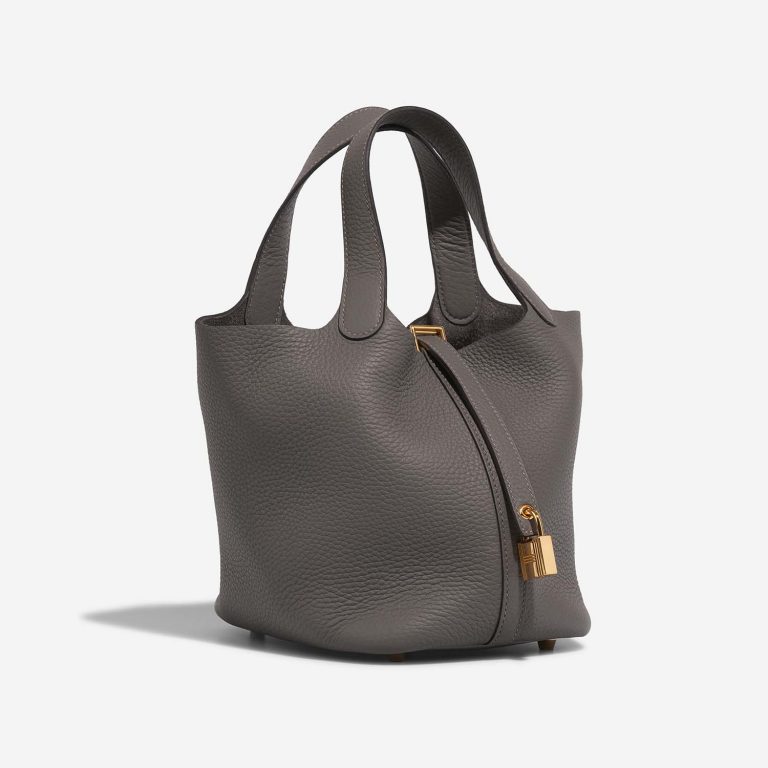 Hermès Picotin 18 GrisMeyer Side Front | Vendre votre sac de créateur sur Saclab.com