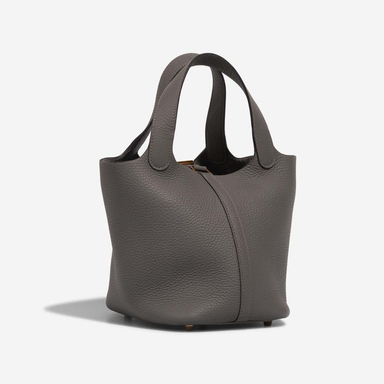 Hermès Picotin 18 GrisMeyer Côté Dos | Vendre votre sac de créateur sur Saclab.com