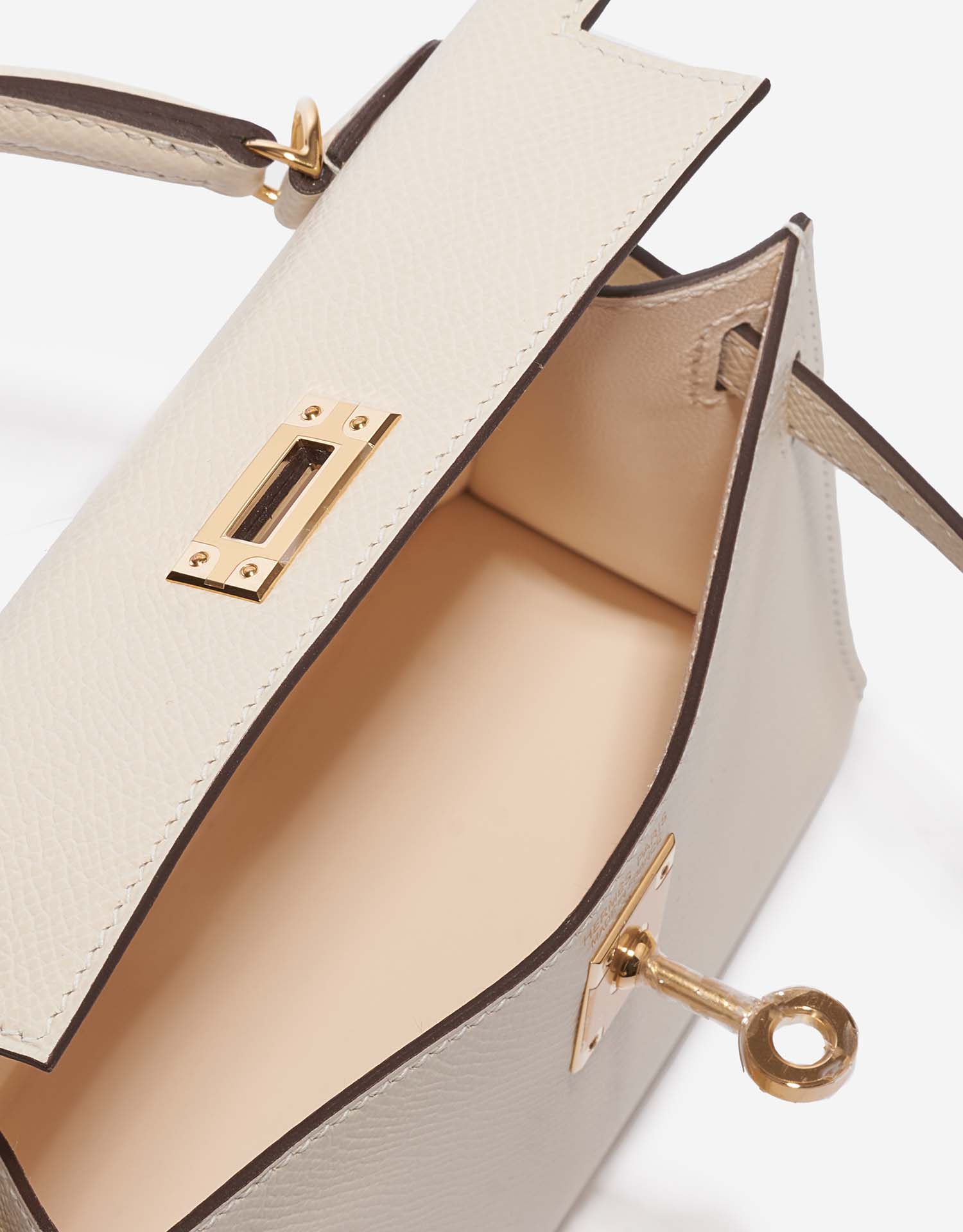 Hermès Kelly Mini Nata Inside  | Sell your designer bag on Saclab.com