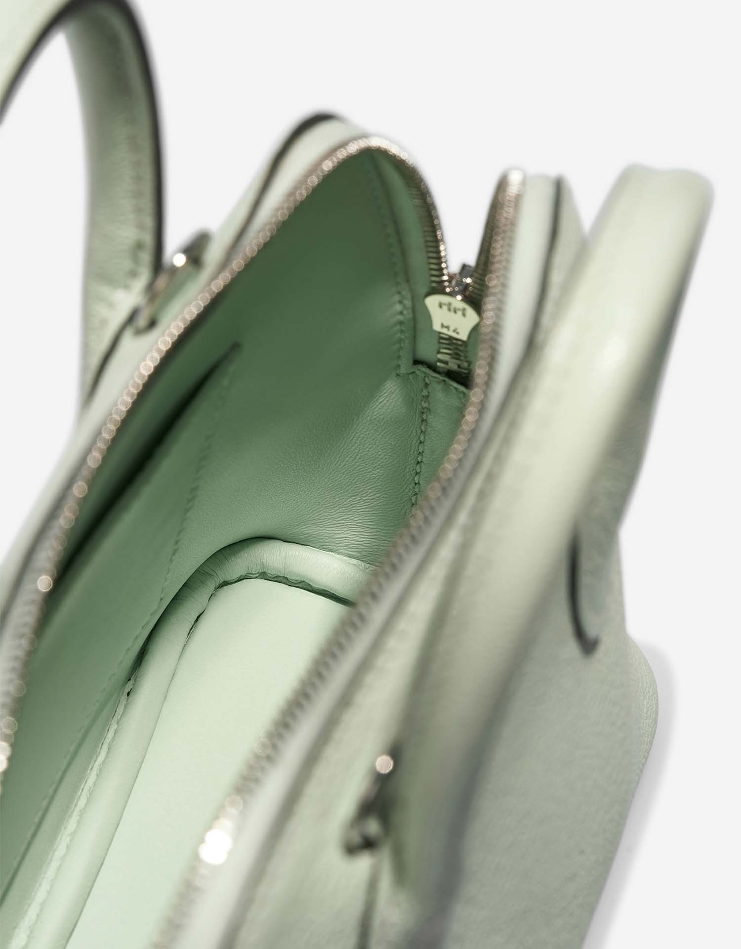 Hermès Bolide Mini VertFizz Inside  | Sell your designer bag on Saclab.com