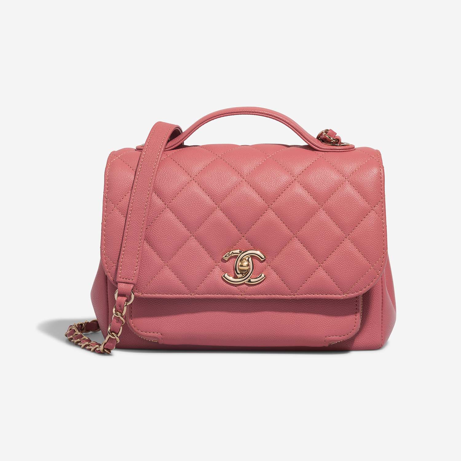 Chanel BusinessAffinity Medium PInk Front  | Sell your designer bag on Saclab.com