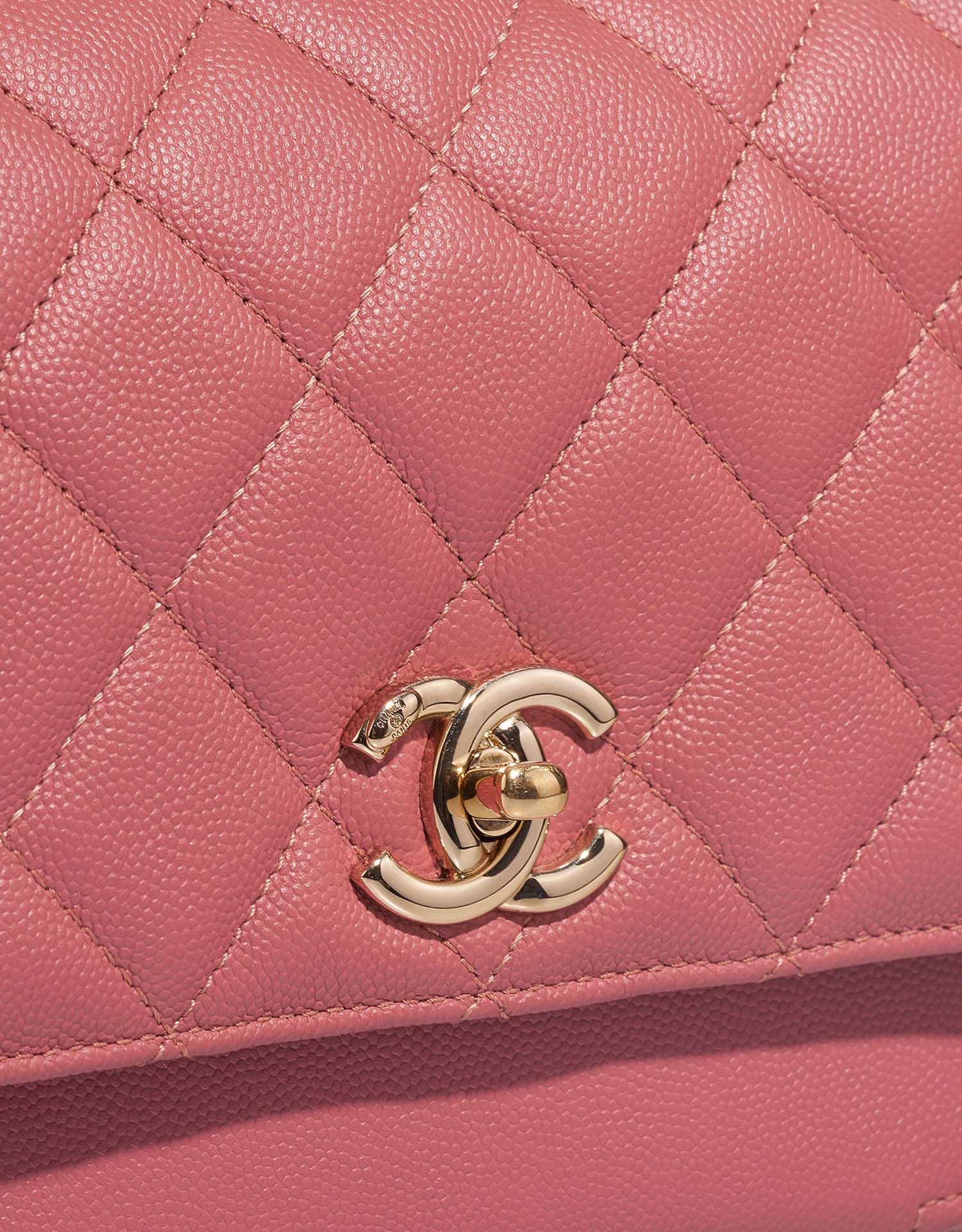 Chanel BusinessAffinity Medium PInk Closing System  1 | Sell your designer bag on Saclab.com