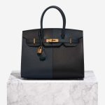 Hermès Birkin 30 BlackBlueIndigoBlueFrida 0F | Sell your designer bag on Saclab.com