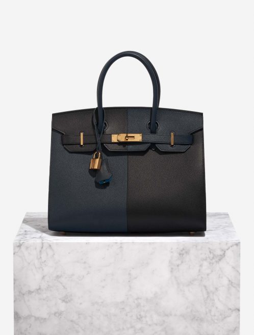 Hermès Birkin 30 BlackBlueIndigoBlueFrida 0F | Sell your designer bag on Saclab.com