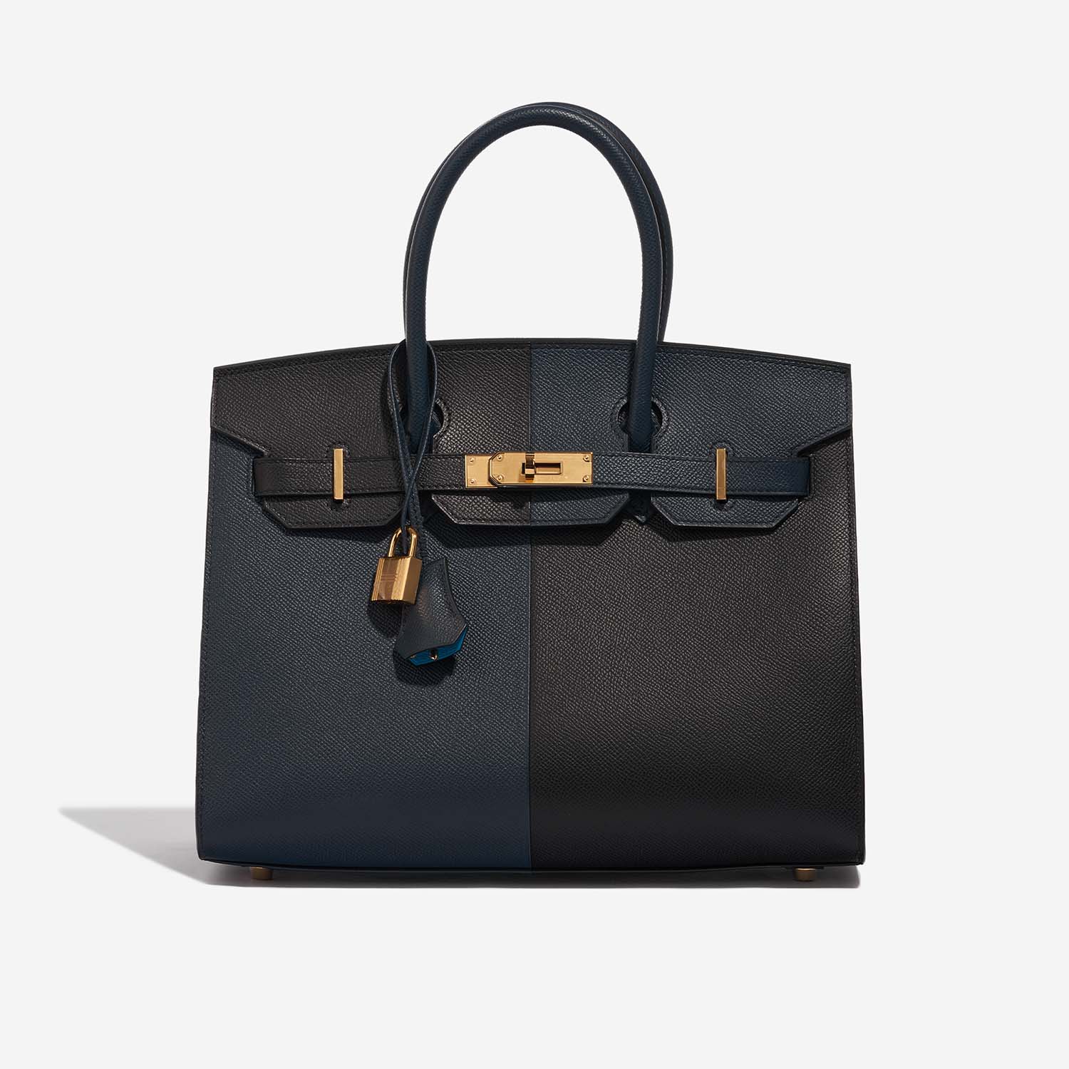 Hermès Birkin 30 BlackBlueIndigoBlueFrida 2F S | Sell your designer bag on Saclab.com