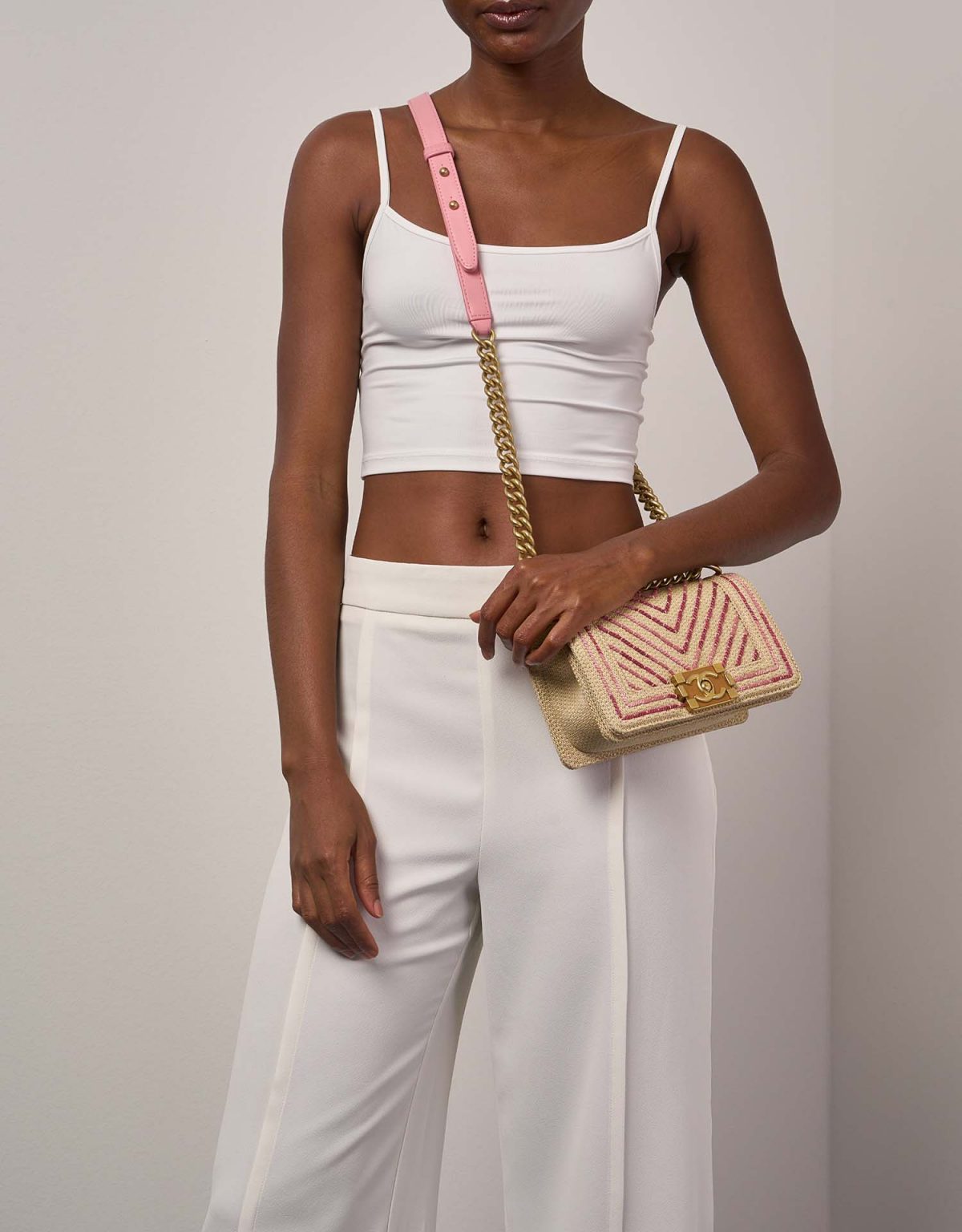 Chanel Boy Small Fabric Multicolour | SACLÀB
