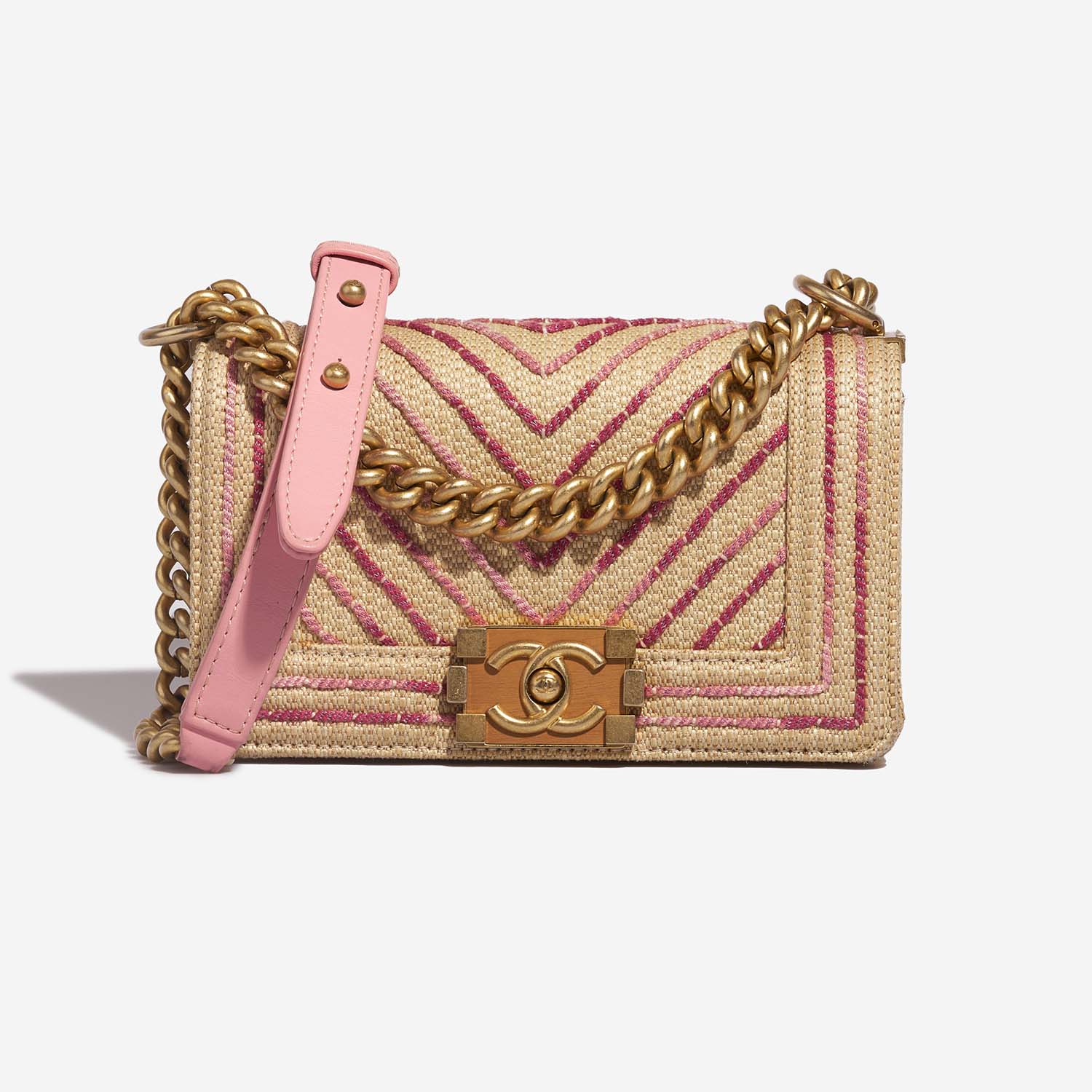 Chanel Boy Small Multicolor Front  | Sell your designer bag on Saclab.com