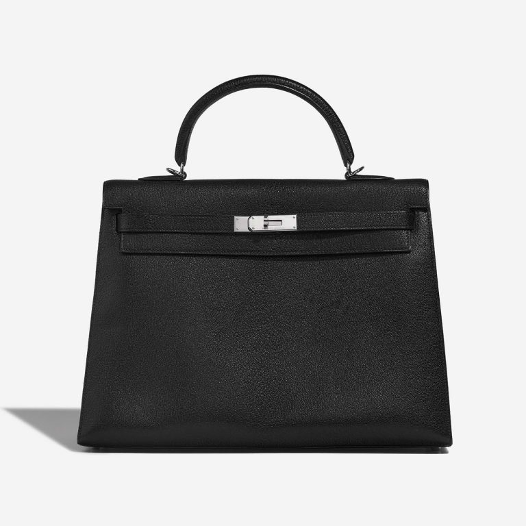 Hermès Kelly 35 Black Front  | Sell your designer bag on Saclab.com