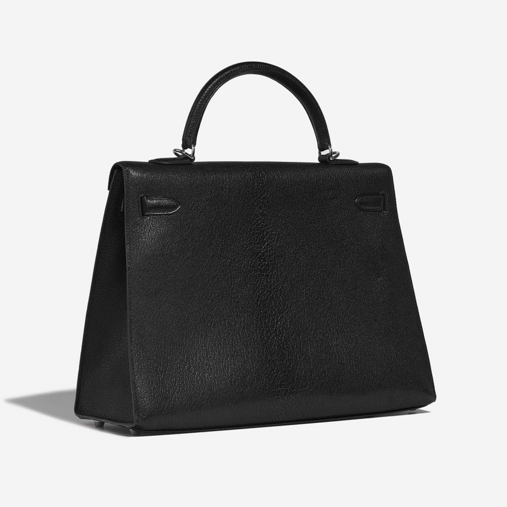 Hermès Kelly 35 Chèvre Black SACLÀB