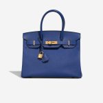 Hermès Birkin 30 BleuElectrique Front  | Sell your designer bag on Saclab.com