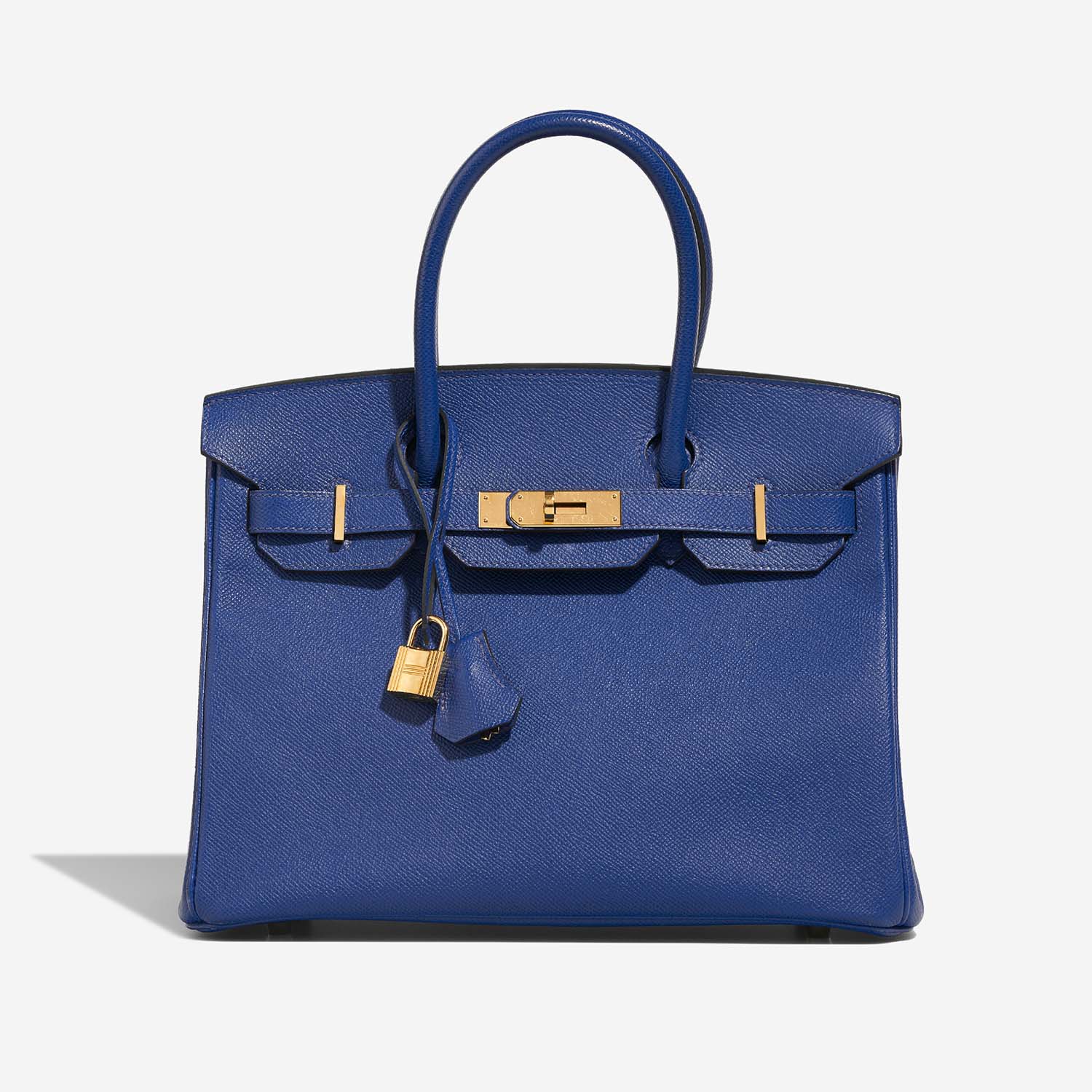 Hermès Birkin 30 BleuElectrique Front  | Sell your designer bag on Saclab.com