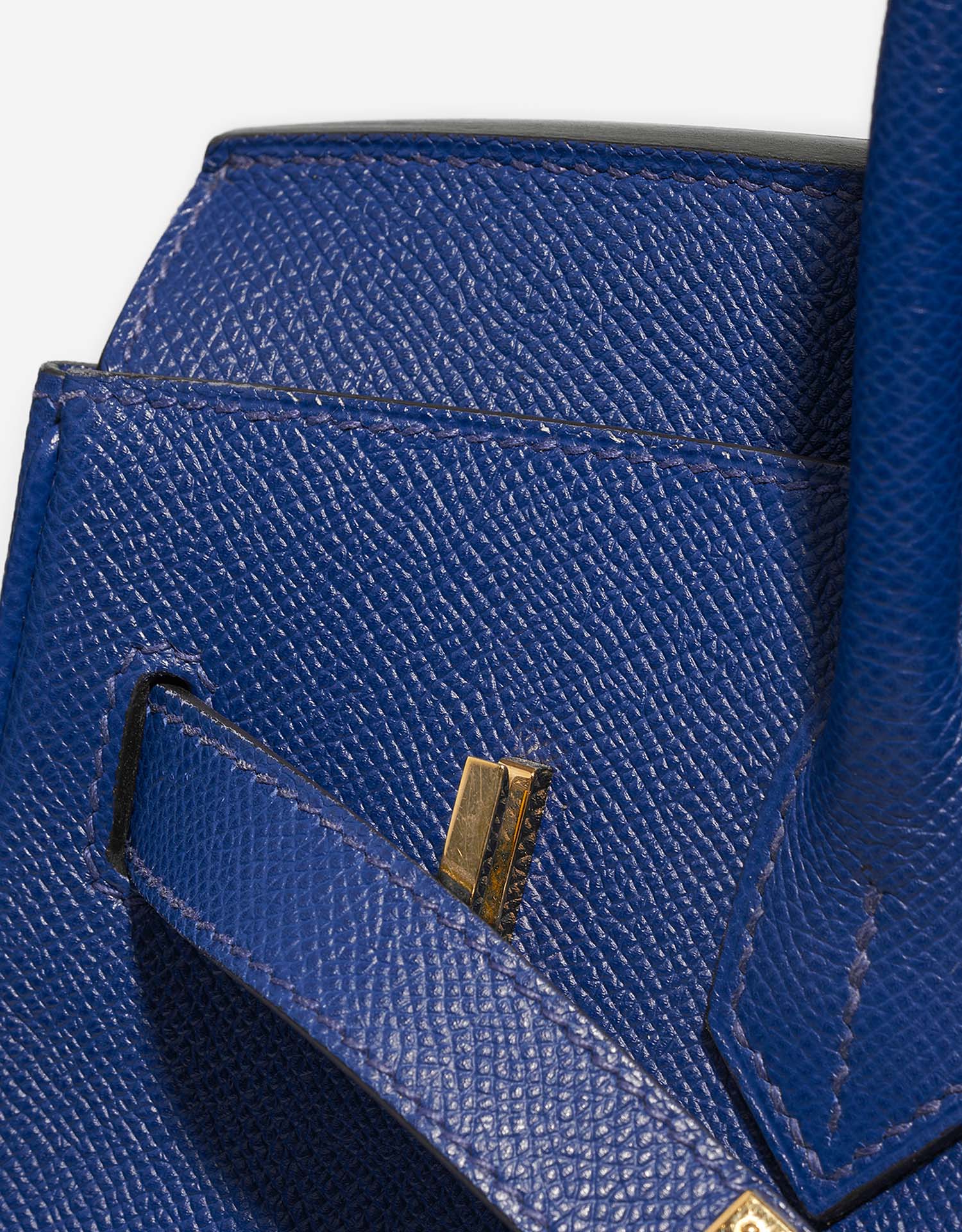 Hermès Birkin 30 BleuElectrique traces d'usure 1 | Vendez votre sac de créateur sur Saclab.com