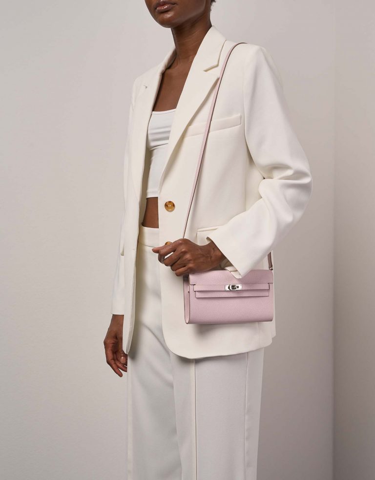 Hermès Kelly ToGo MauvePale Front | Verkaufen Sie Ihre Designer-Tasche auf Saclab.com