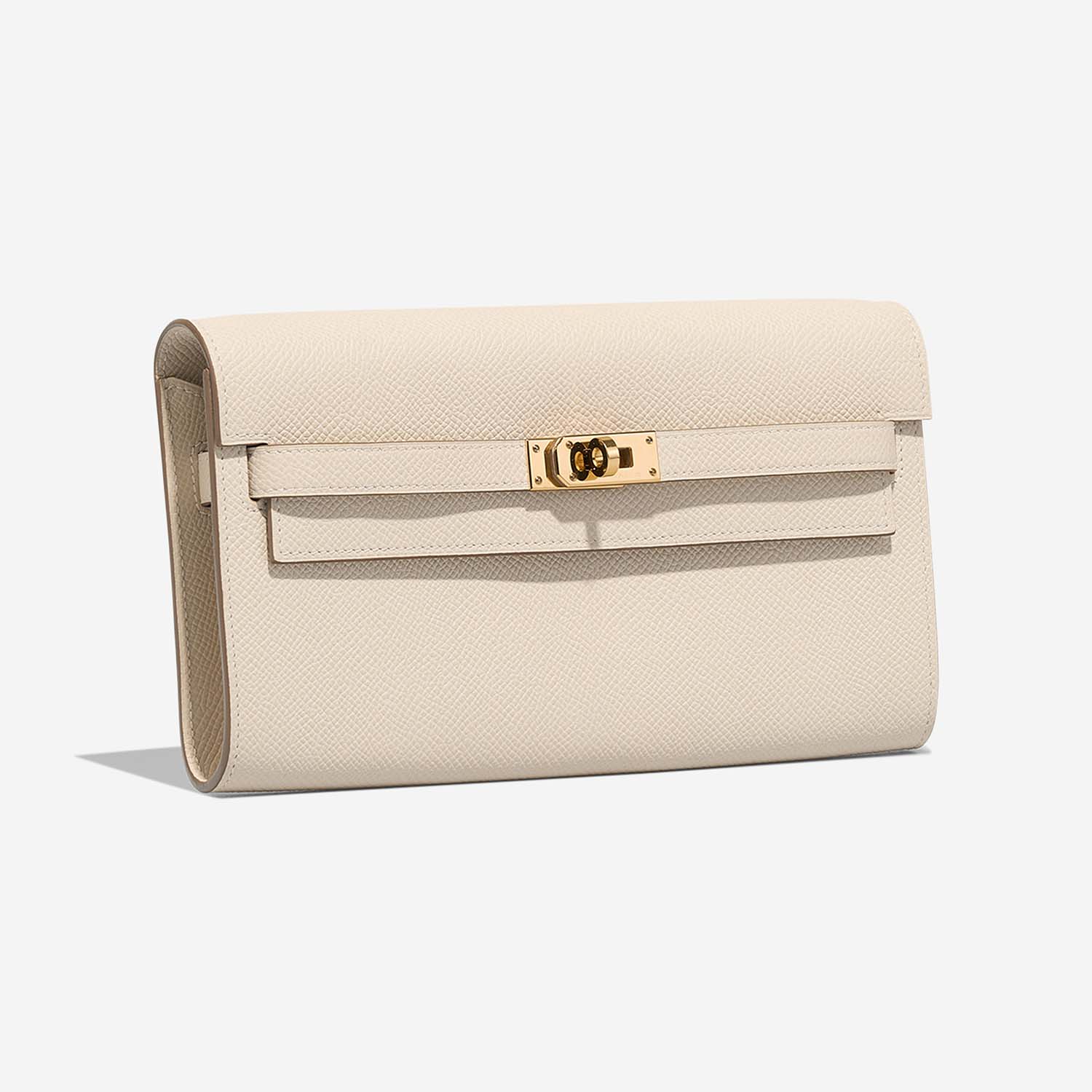 Hermès Kelly ToGo Craie Side Front | Sell your designer bag on Saclab.com