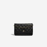 Chanel Timeless WalletOnChain Black Front  | Sell your designer bag on Saclab.com