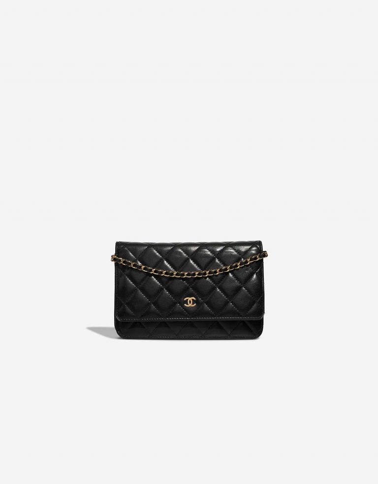 Chanel Timeless WalletOnChain Black Front  | Sell your designer bag on Saclab.com