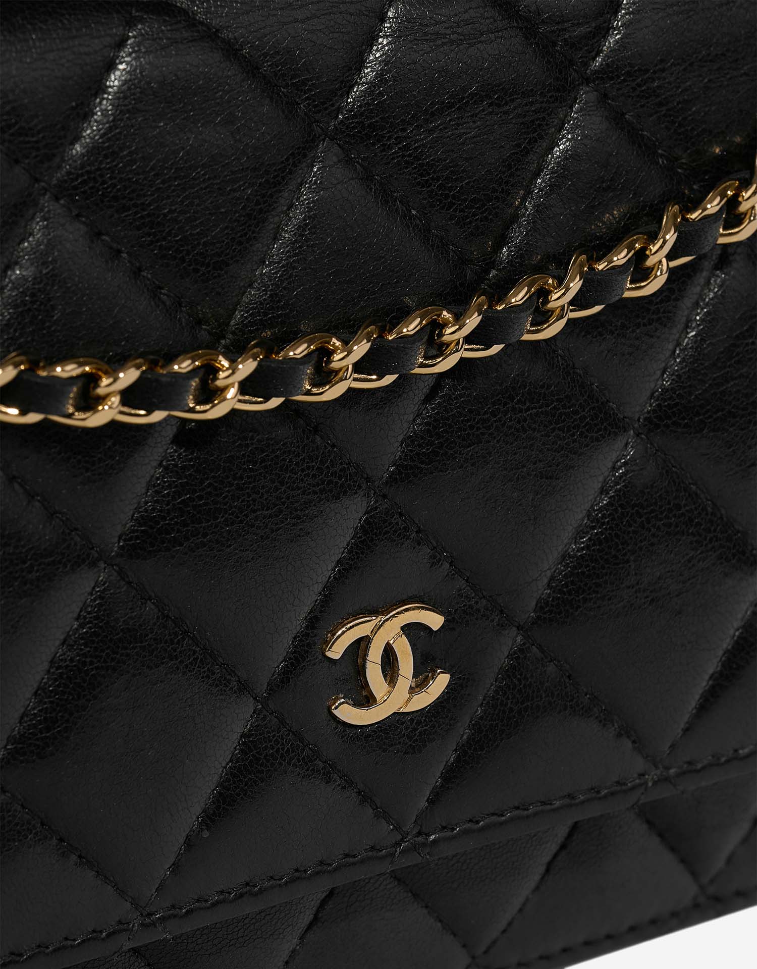 Chanel Timeless WalletOnChain Black Closing System  | Sell your designer bag on Saclab.com