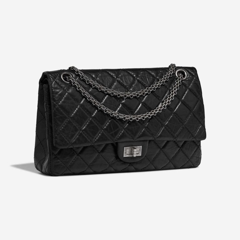 Chanel 255 226 Black Side Front  | Sell your designer bag on Saclab.com