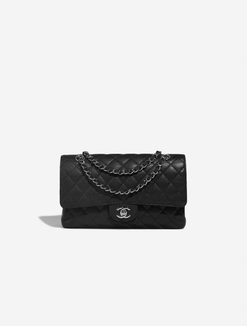 Chanel Timeless Medium Black Front  | Sell your designer bag on Saclab.com