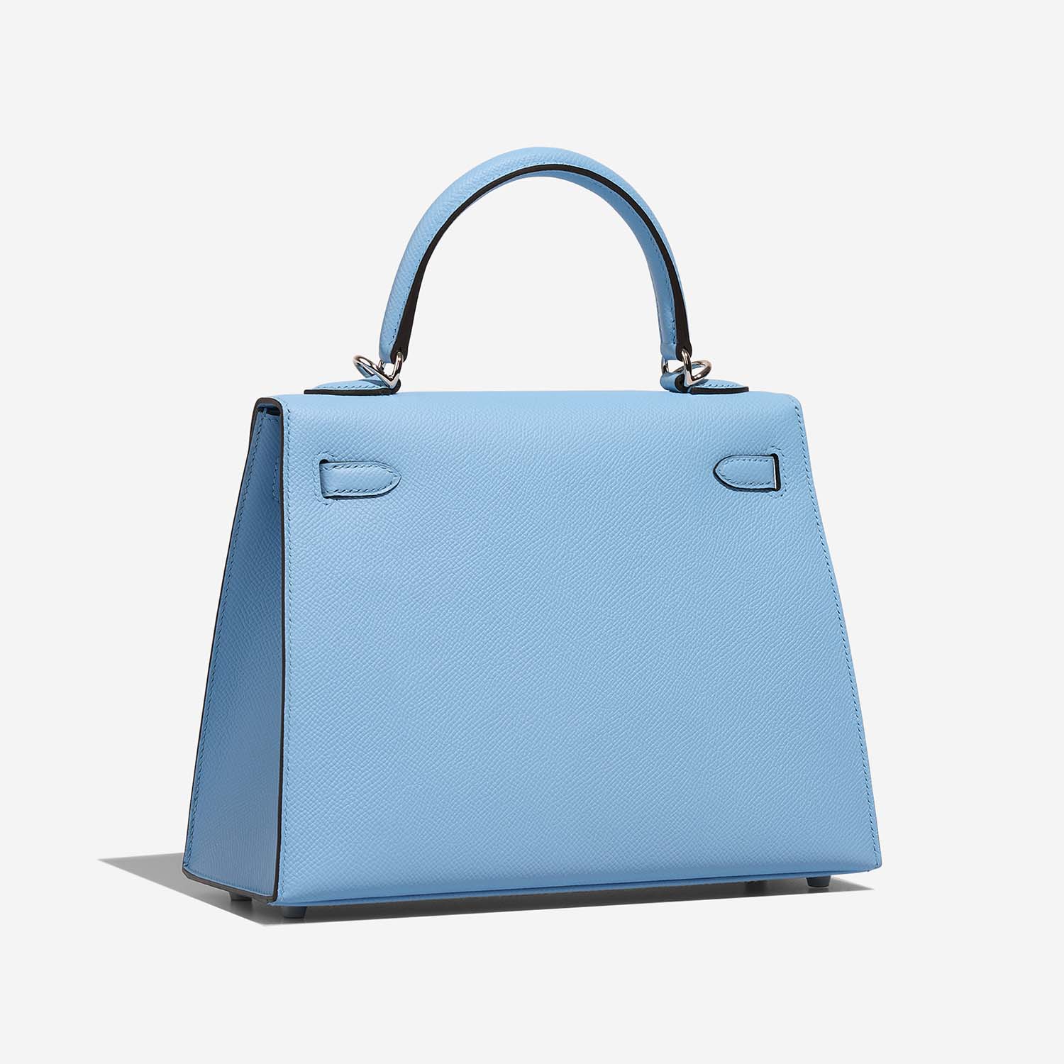 Hermès Kelly 25 Celeste Side Back | Sell your designer bag on Saclab.com