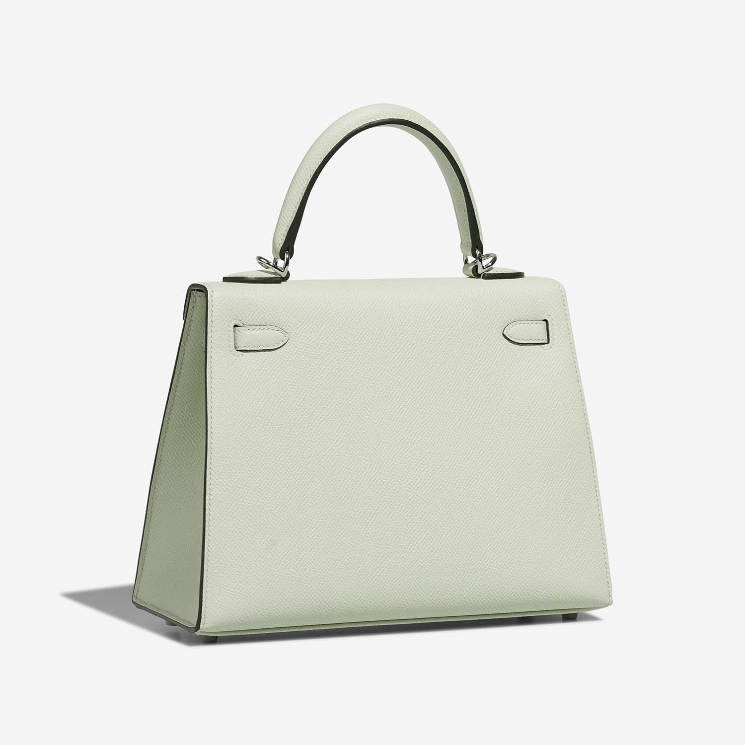 Hermès Kelly 25 VertFizz Side Back | Sell your designer bag on Saclab.com