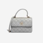 Chanel TrendyCC Medium LightGrey Front  | Sell your designer bag on Saclab.com