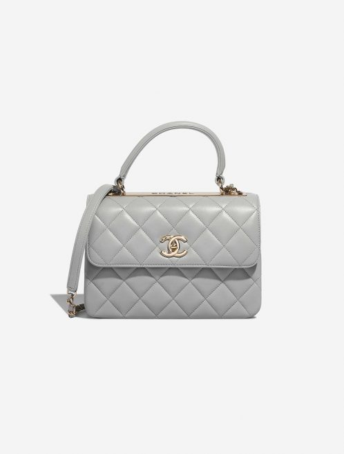 Chanel TrendyCC Medium LightGrey Front | Vendez votre sac de créateur sur Saclab.com