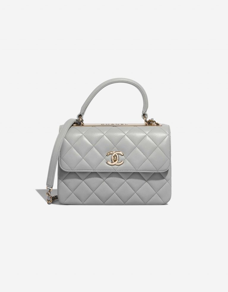 Chanel TrendyCC Medium LightGrey Front | Verkaufen Sie Ihre Designer-Tasche auf Saclab.com
