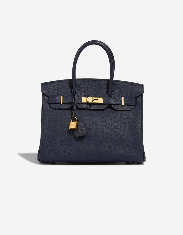 Hermès Birkin 30 BlueNuit Front  | Sell your designer bag on Saclab.com