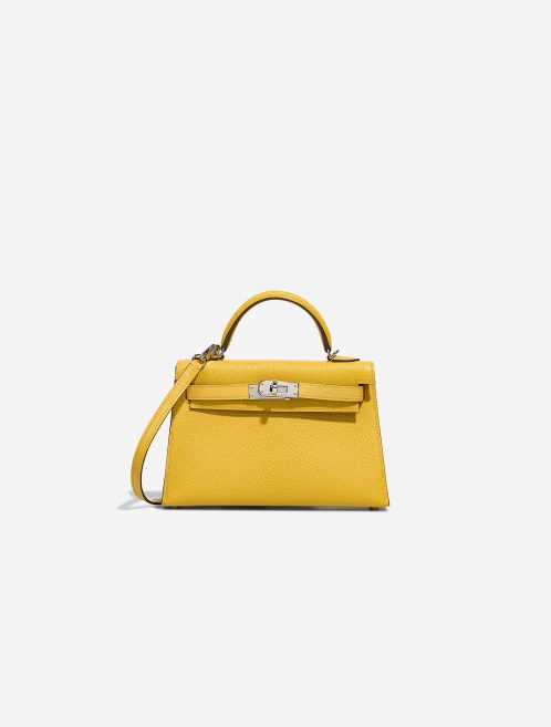 Hermès Kelly Mini JauneAmbre-Orange Front  | Sell your designer bag on Saclab.com
