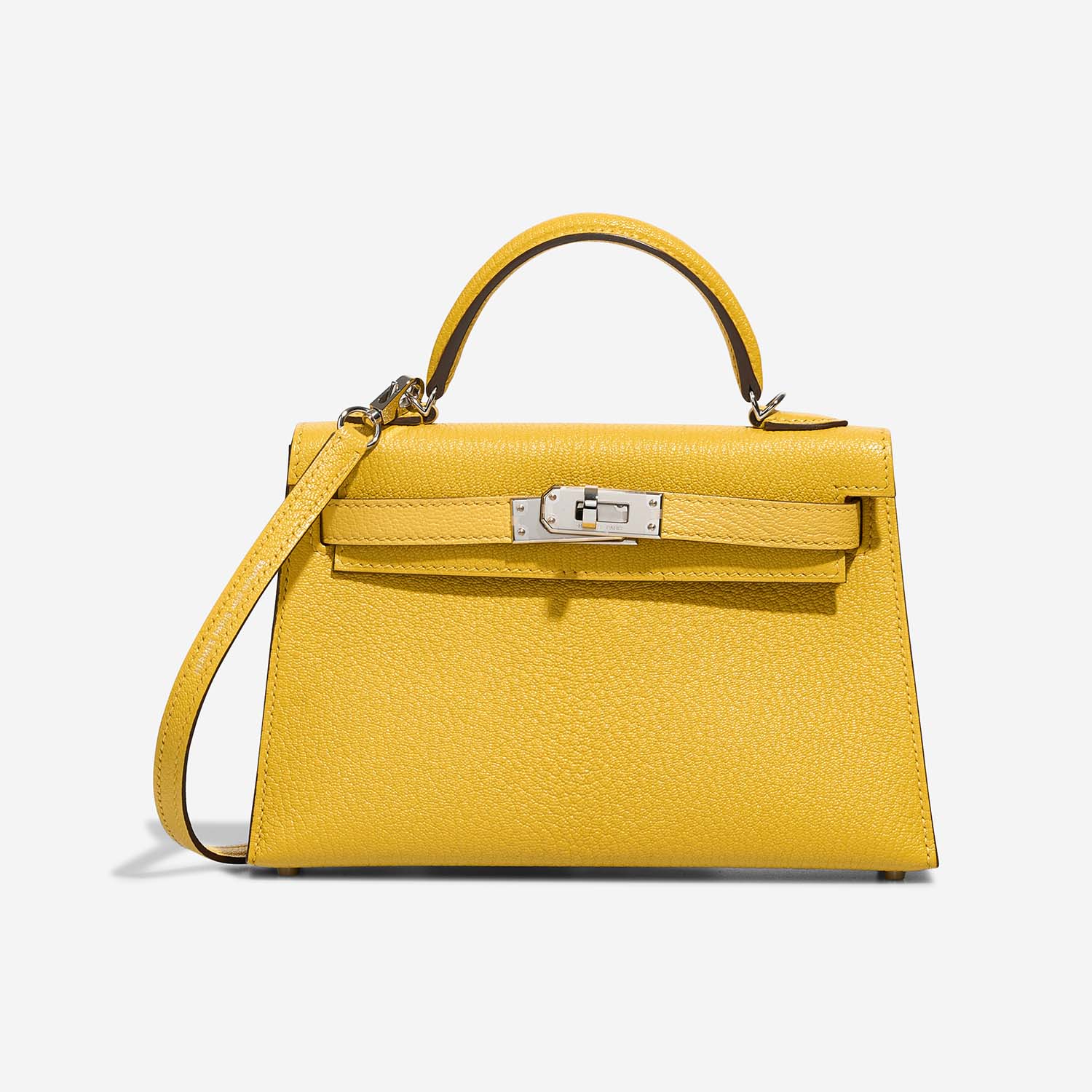 Hermès Kelly Mini JauneAmbre-Orange Front  | Sell your designer bag on Saclab.com