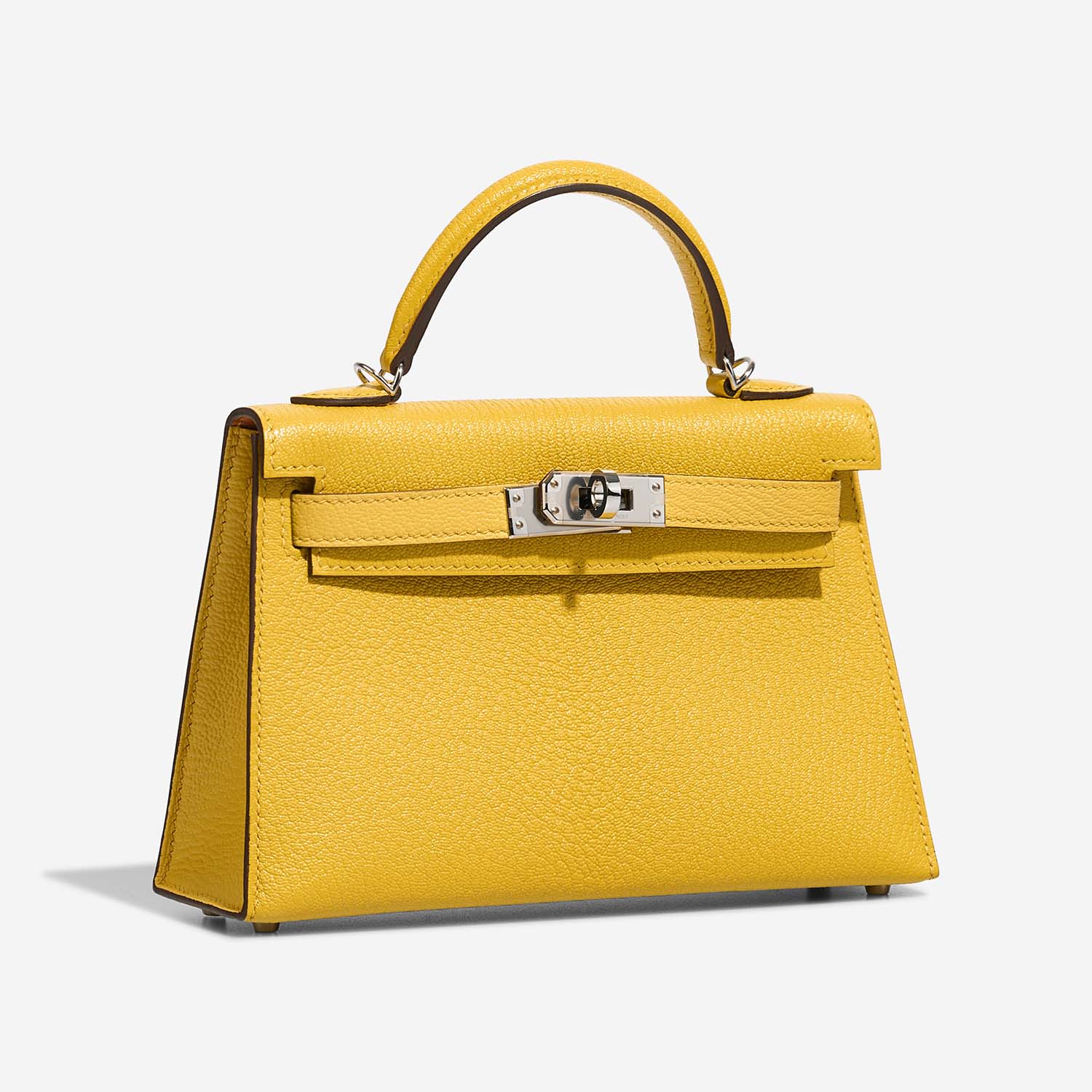 Hermès Kelly Mini JauneAmbre-Orange Side Front | Sell your designer bag on Saclab.com