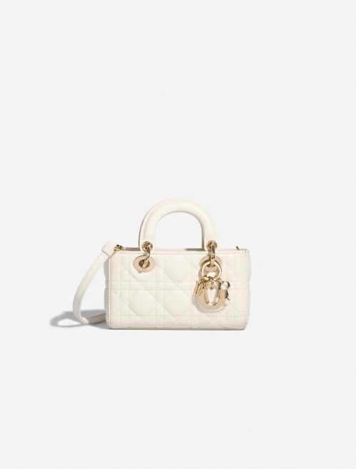 Dior LadyD-Joy Micro Cream Front  | Sell your designer bag on Saclab.com