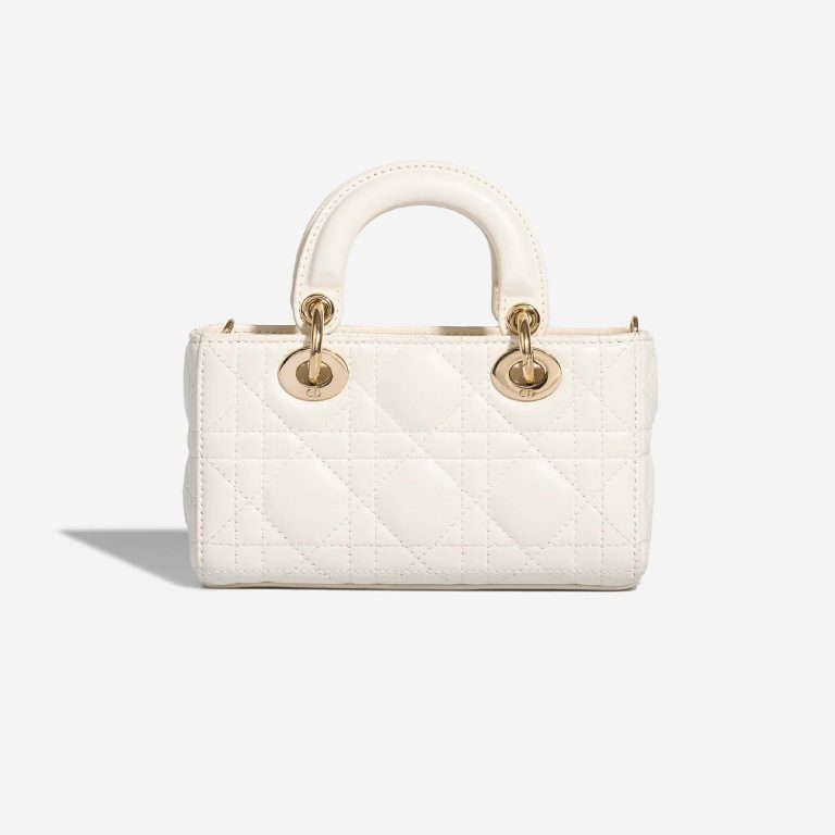 Dior LadyD-Joy Micro Cream Back  | Sell your designer bag on Saclab.com