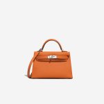 Hermès Kelly Mini Orange Front  | Sell your designer bag on Saclab.com